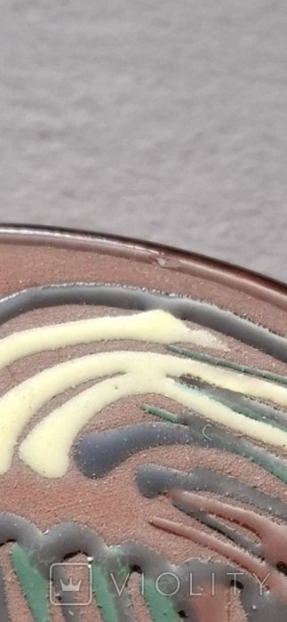 Маленька настінна тарілка ЛКСФ "Півник"