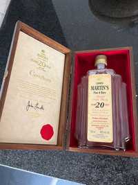 Caixa James Martin’s blended Scotch Whisky 20years old + Garrafa Vazia