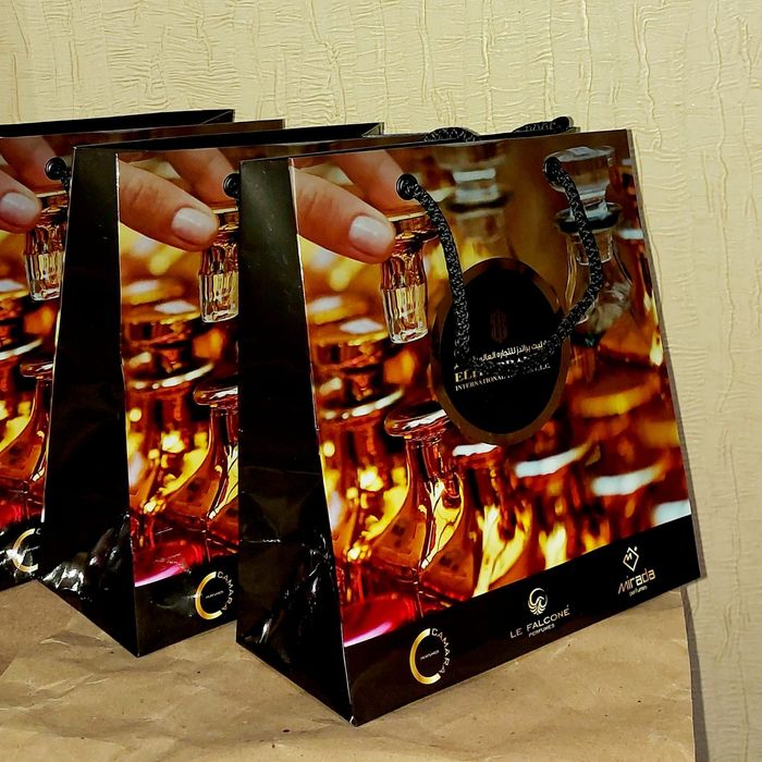 Пакет подарочный 20×21×10