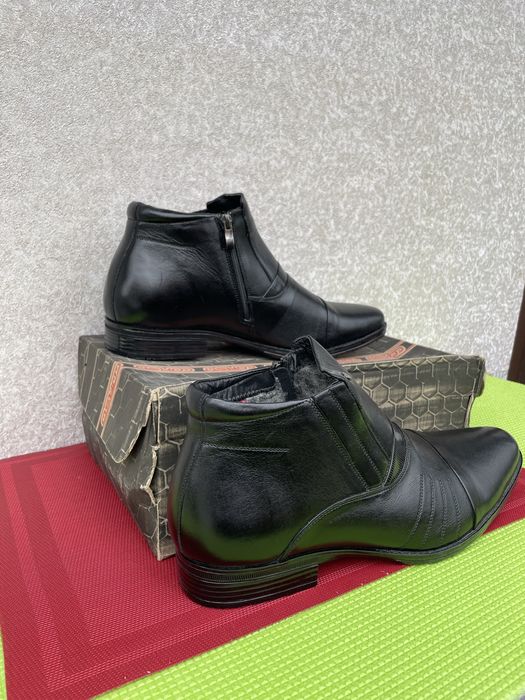 Чоловічі зимові черевики Кожані р44.45