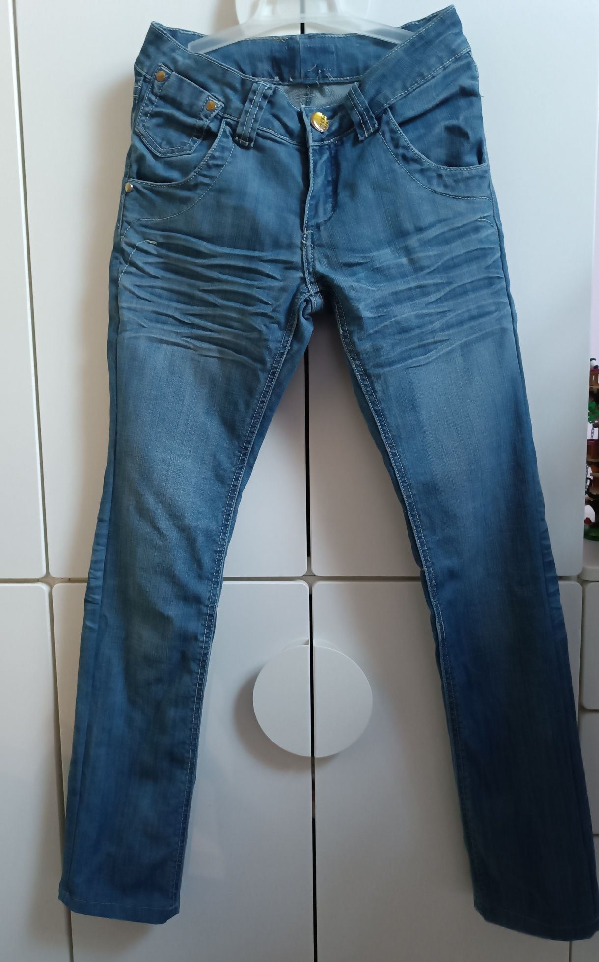 Spodnie jeansowe damskie rozmiar 34