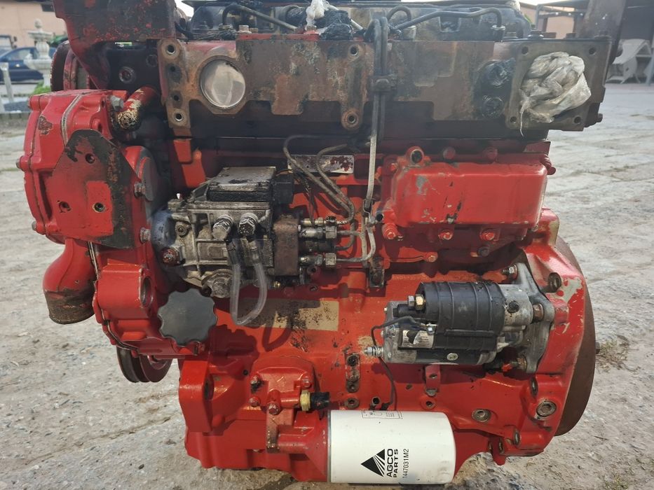 Silnik perkins 1104 RK 4cyl turbo części sprężarka klimatyzacji
