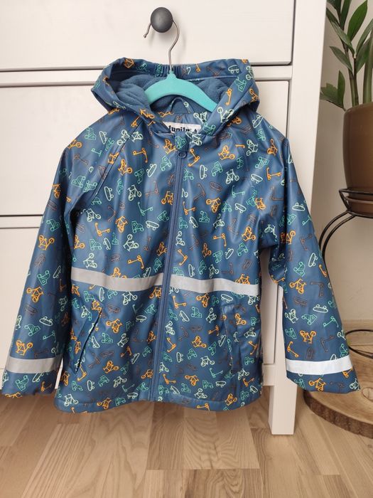 Kurtka przeciwdeszczowa ocieplana Lupilu 110/116