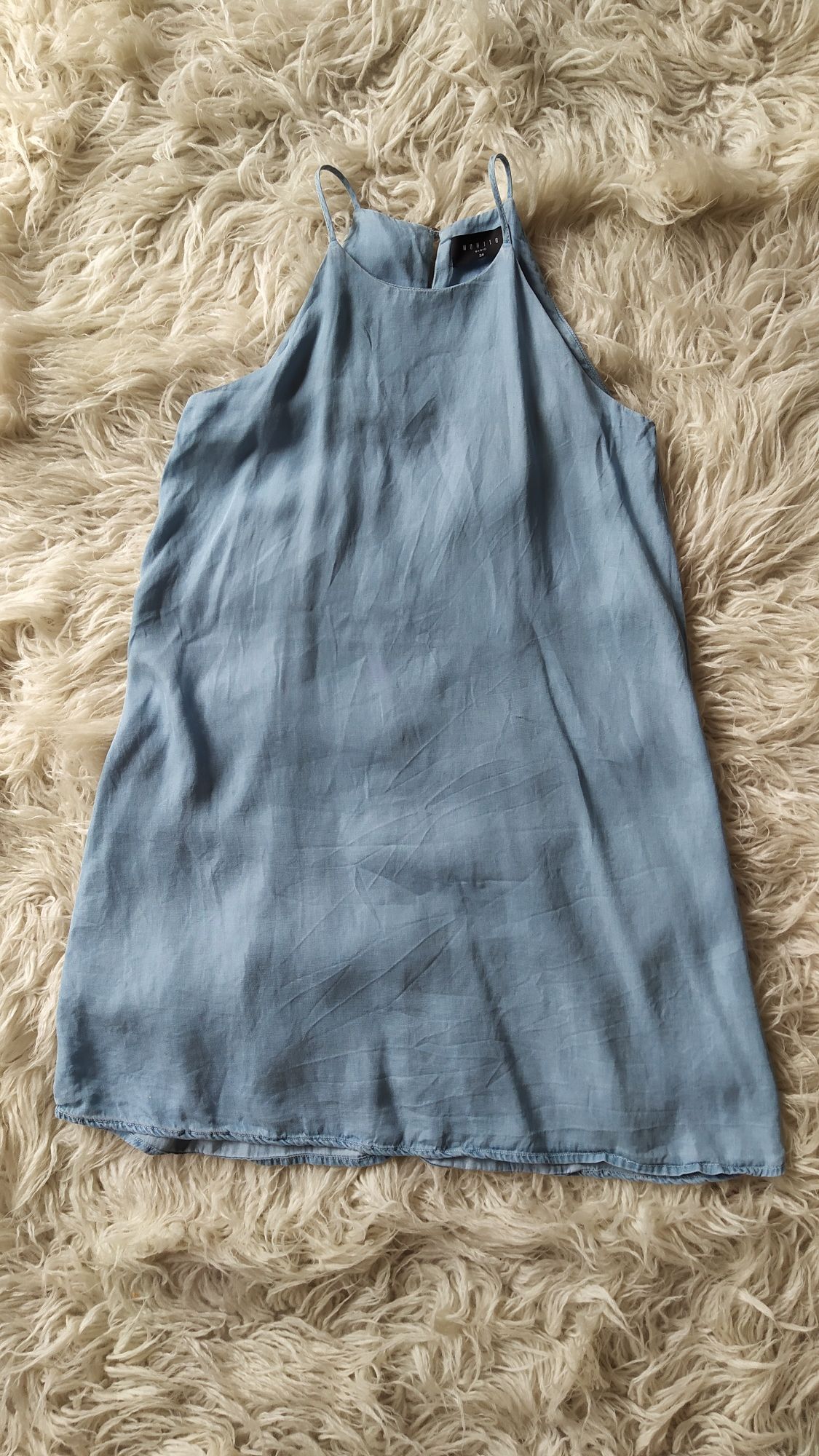 Błękitna sukienka Mohito 34/XS