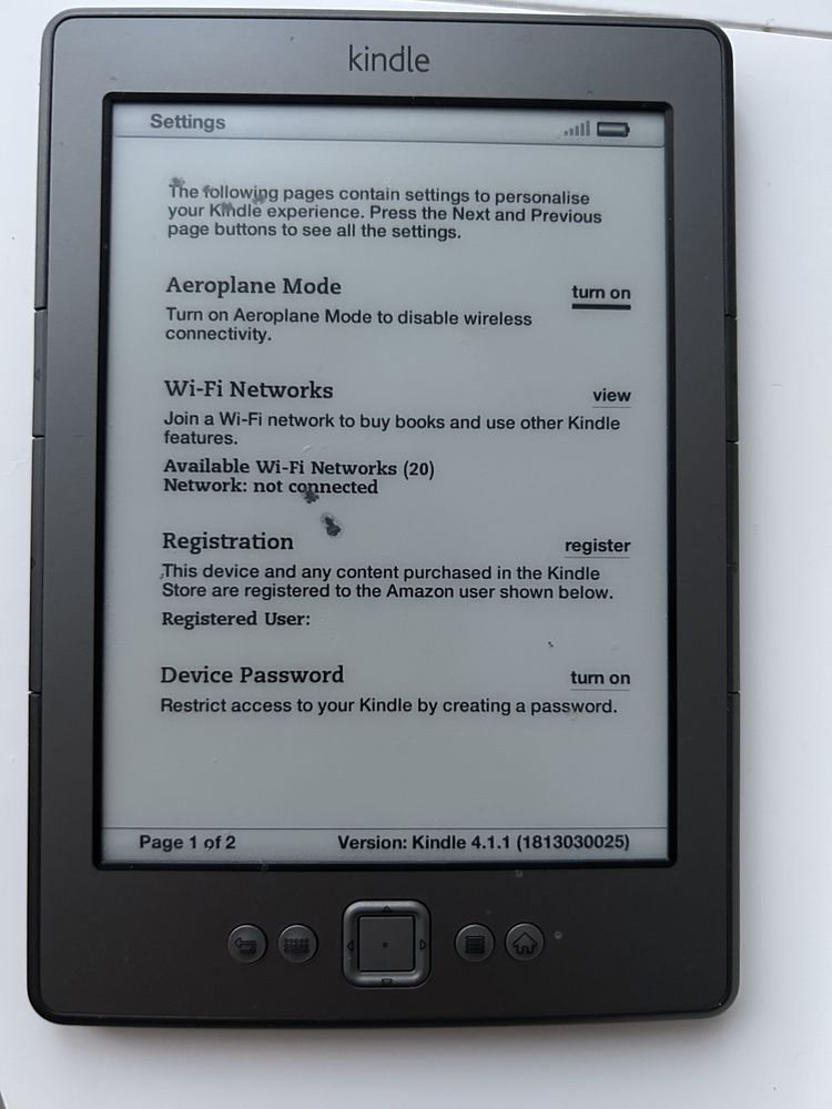 Amazon Kindle 4 D01100 czytnik ebooków