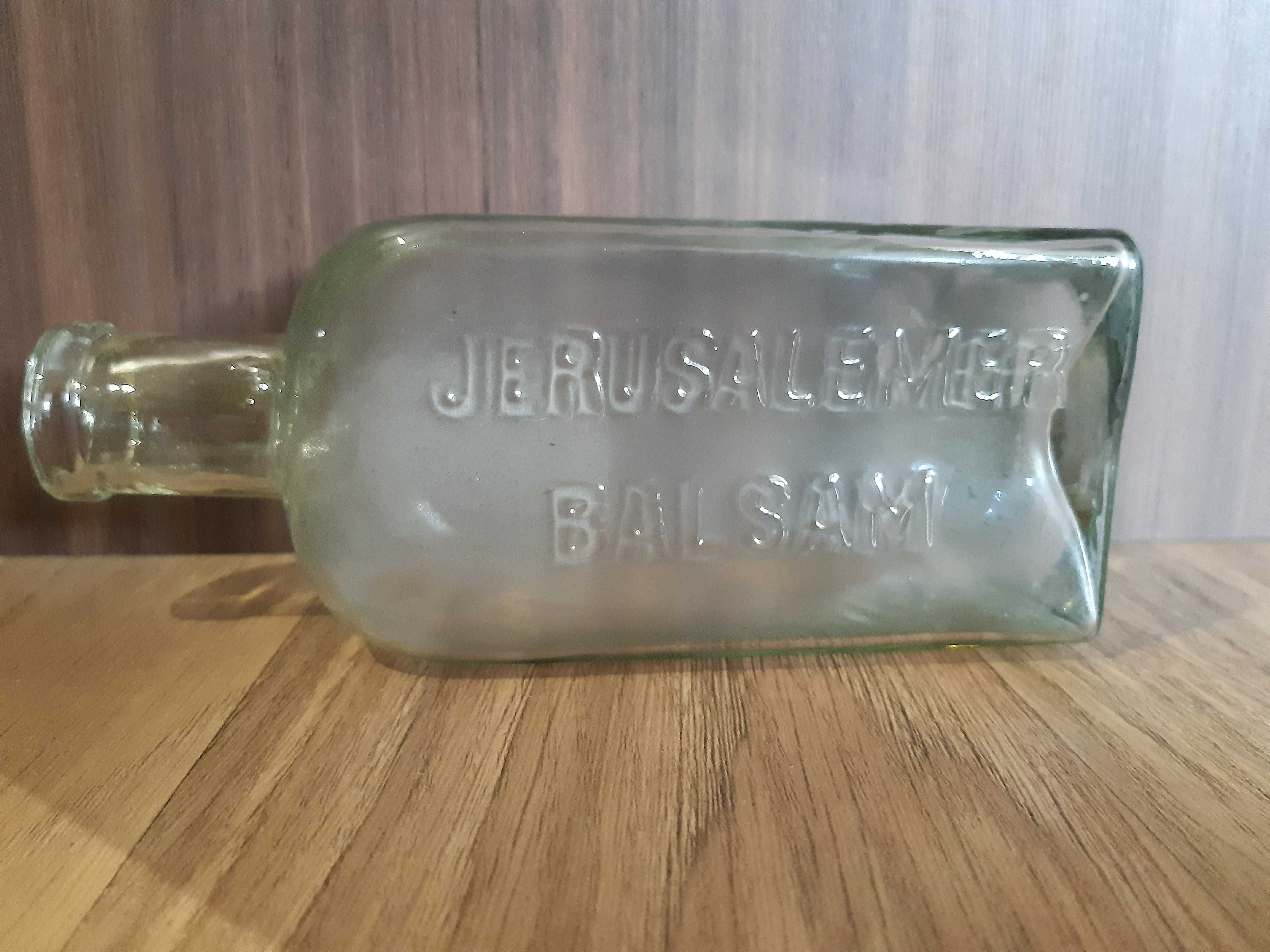 butelka stara 19 wiek Jerusalemer Balsam