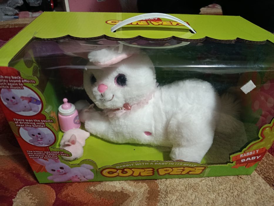 Інтерактивна зайка домашній улюбленець