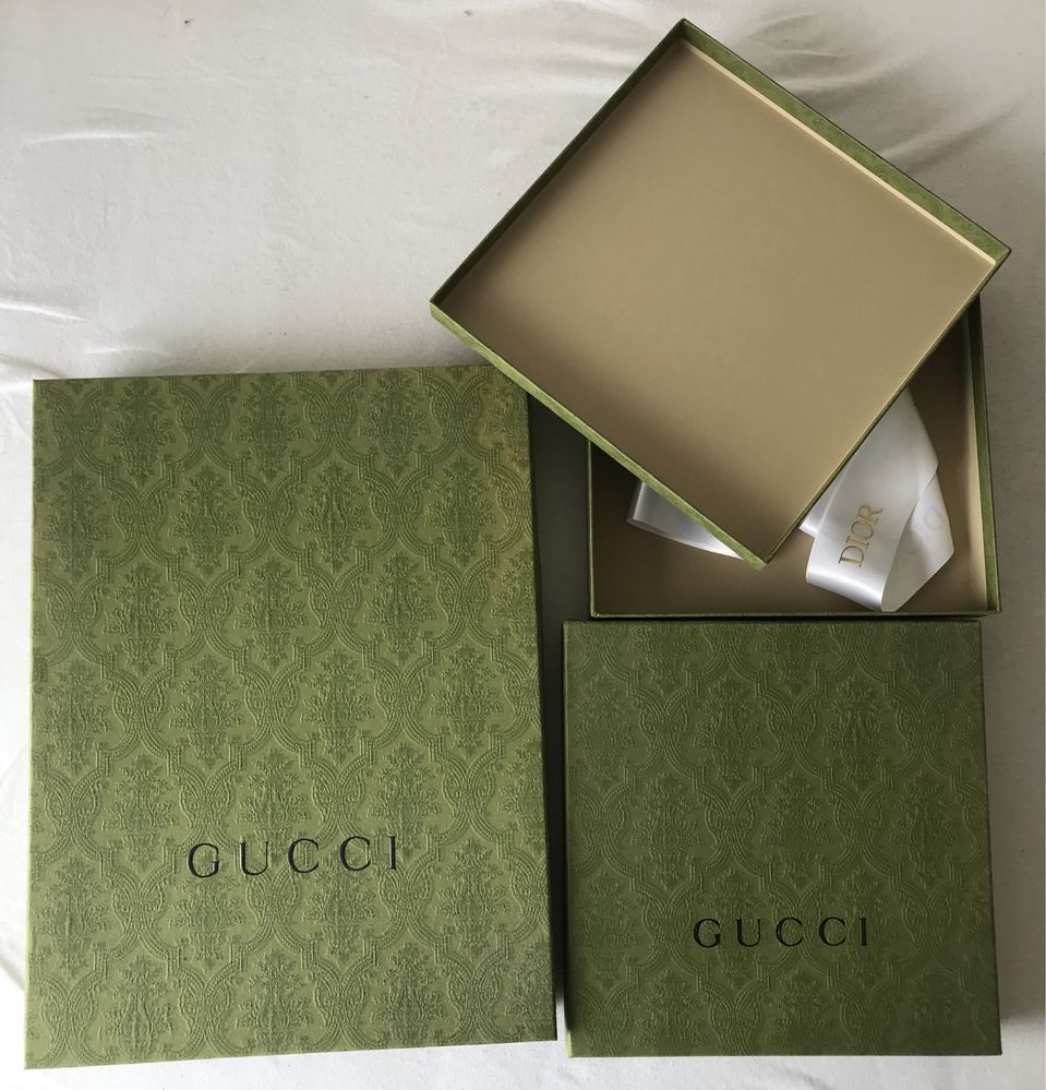 Gucci sete caixas da marca gucci