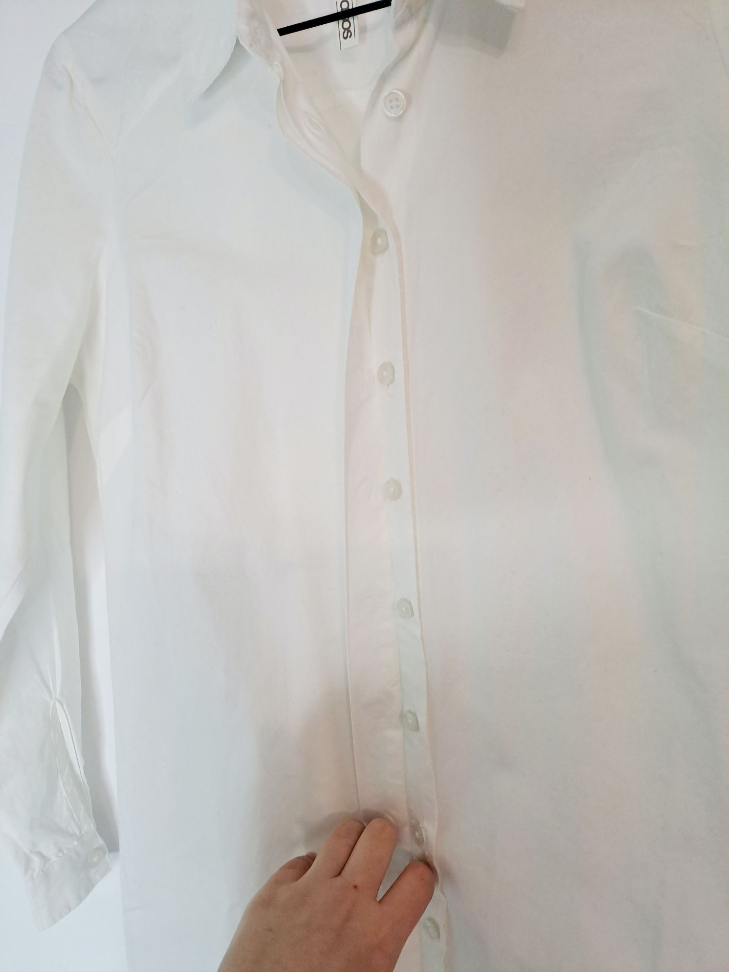 Asos Biała Koszula Długa 34