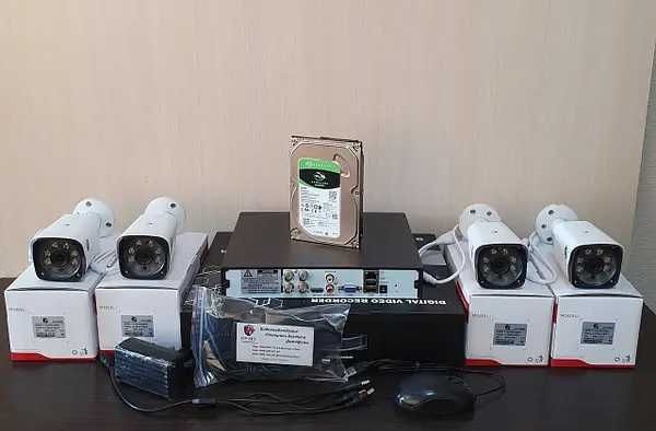комплекти камер спостереження, hikvision, dahua, seven, tvt і т.д.
