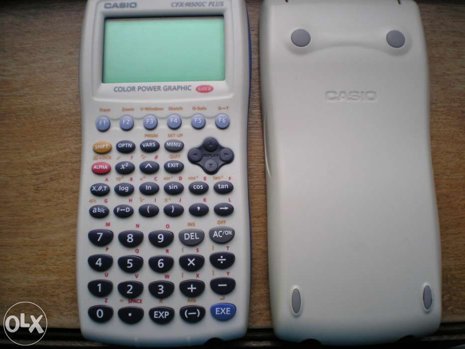 Calculadora casio cfx – 9850 gc plus