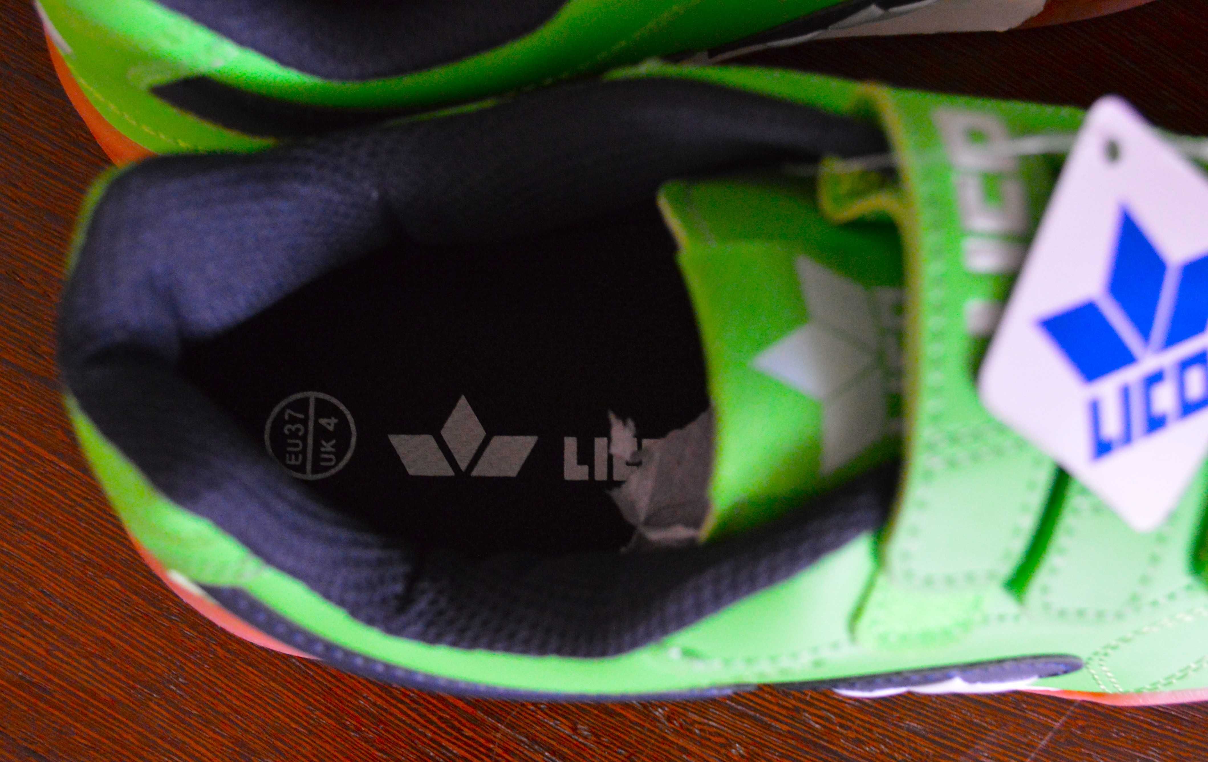 Obuwie sportowe seledynowe neonowe r. 37 NOWE