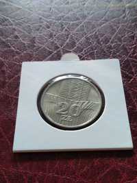 Moneta 20 złotych 1973 skrętka ładna rzadka