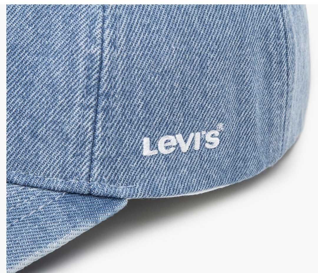 Бейсболка коттоновая кепка джинсовая Levi's