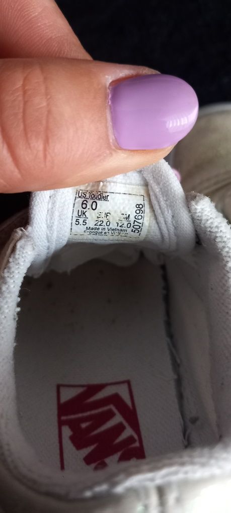 Sapatilhas Vans Originais Tam 22  ( Portes Incluídos)