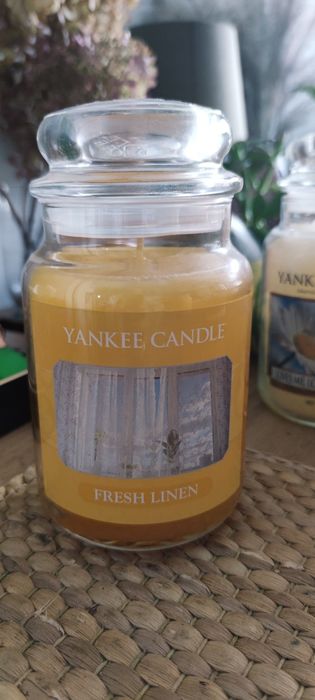 Yankee Candle Fresh linen Świeca limitowana nowa USA