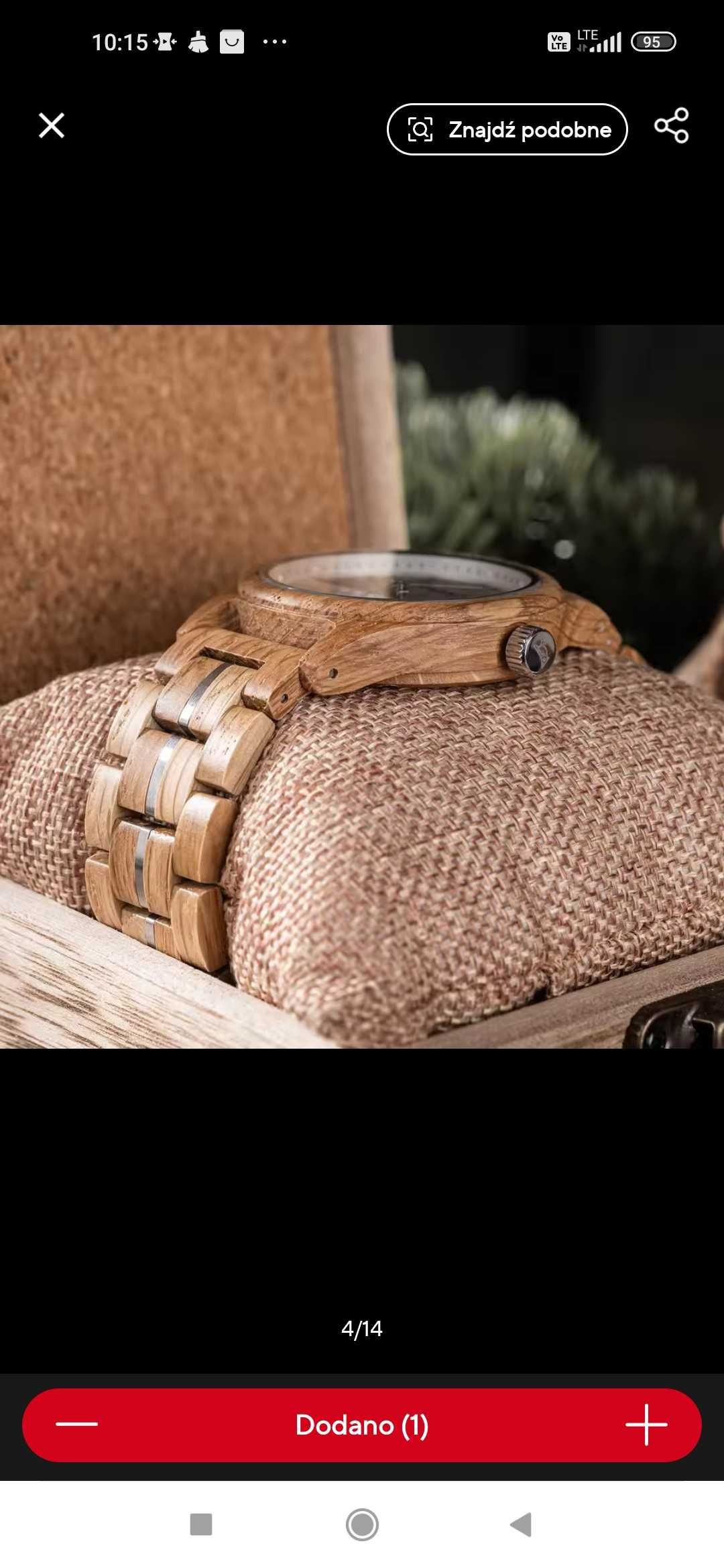 Zegarek drewniany Bobo Bird