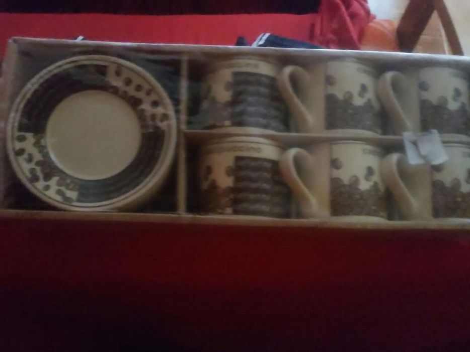 Jogo chavenas cappuccino com pires