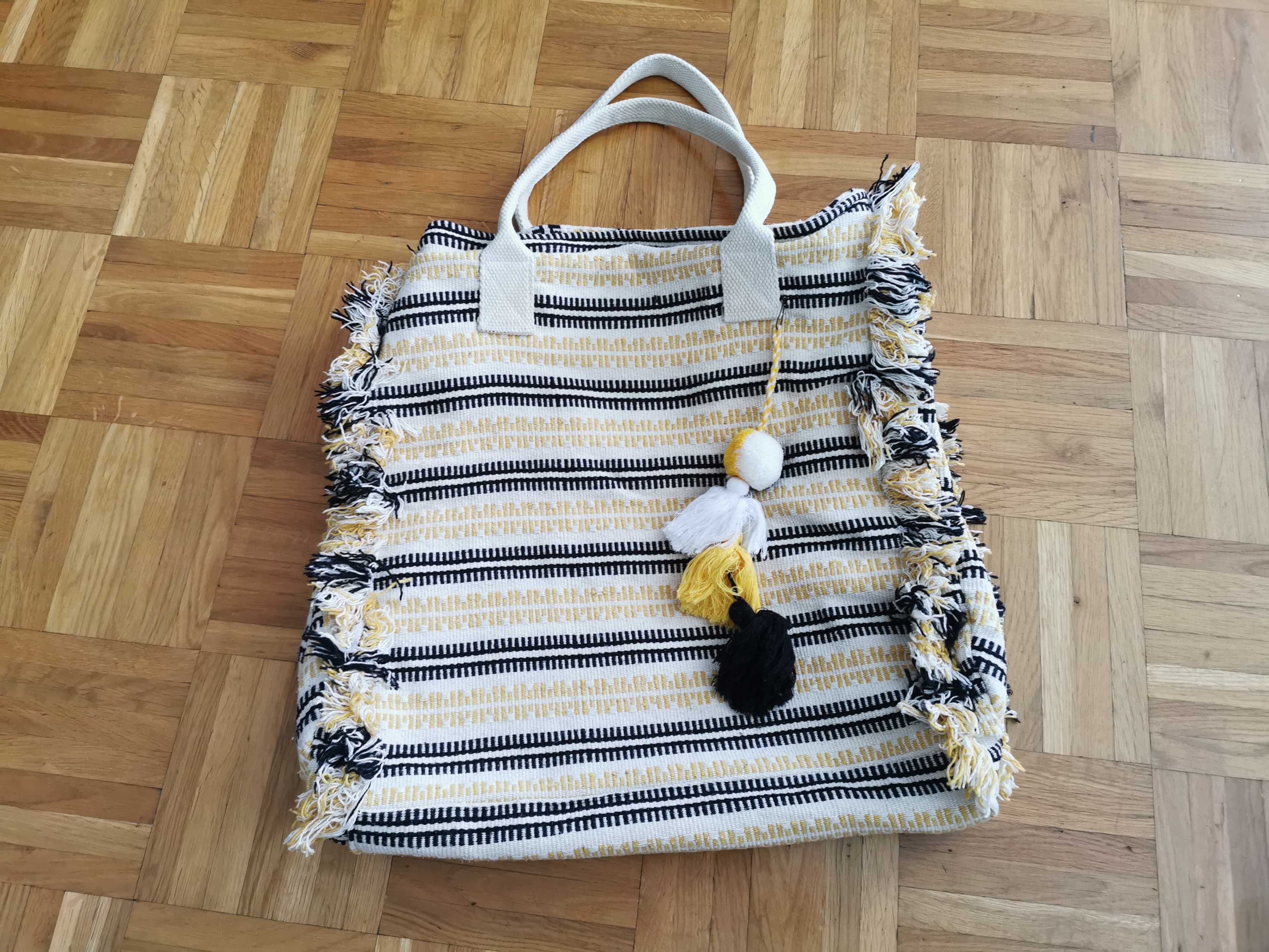 Torba worek Promod lekka efektowana
