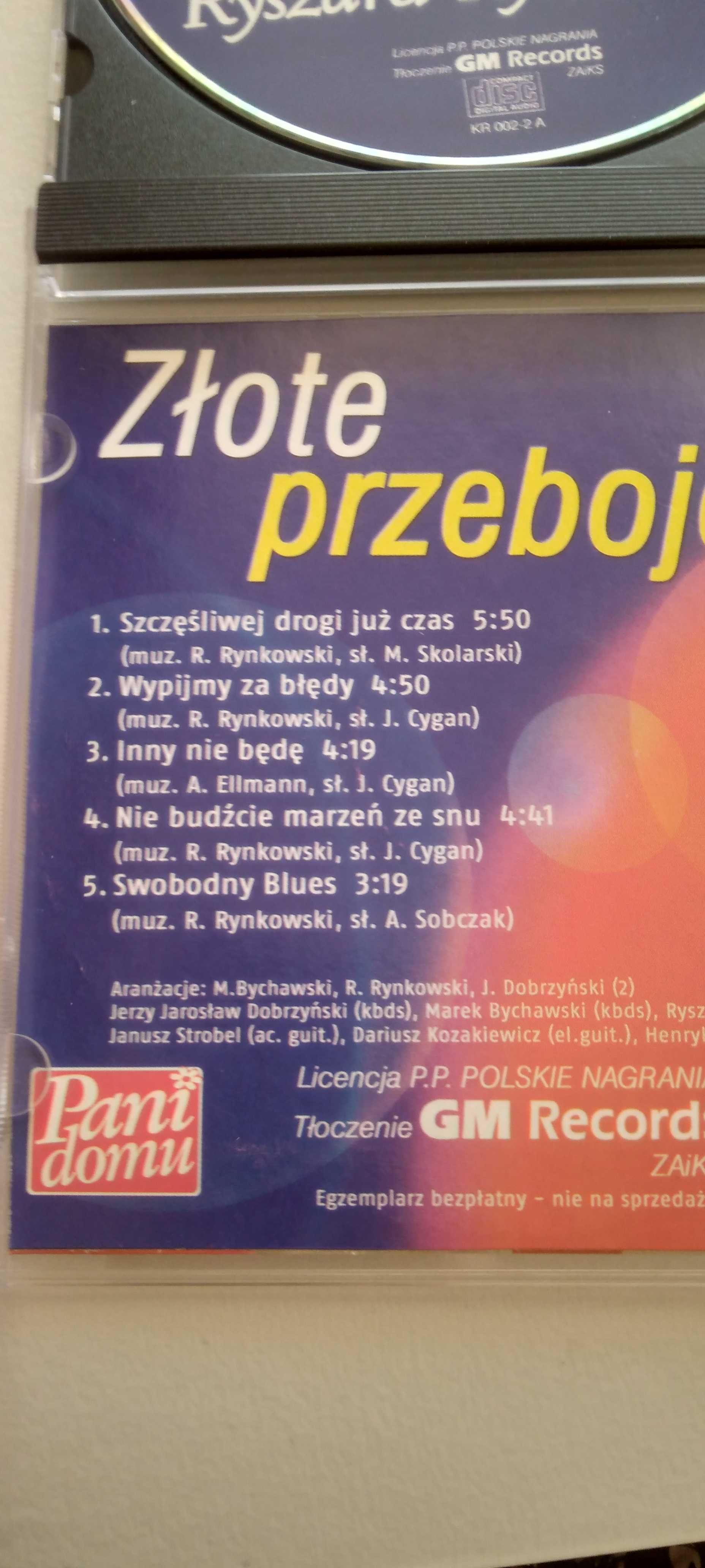 CD Ryszard Rynkowski Zloty przeboje