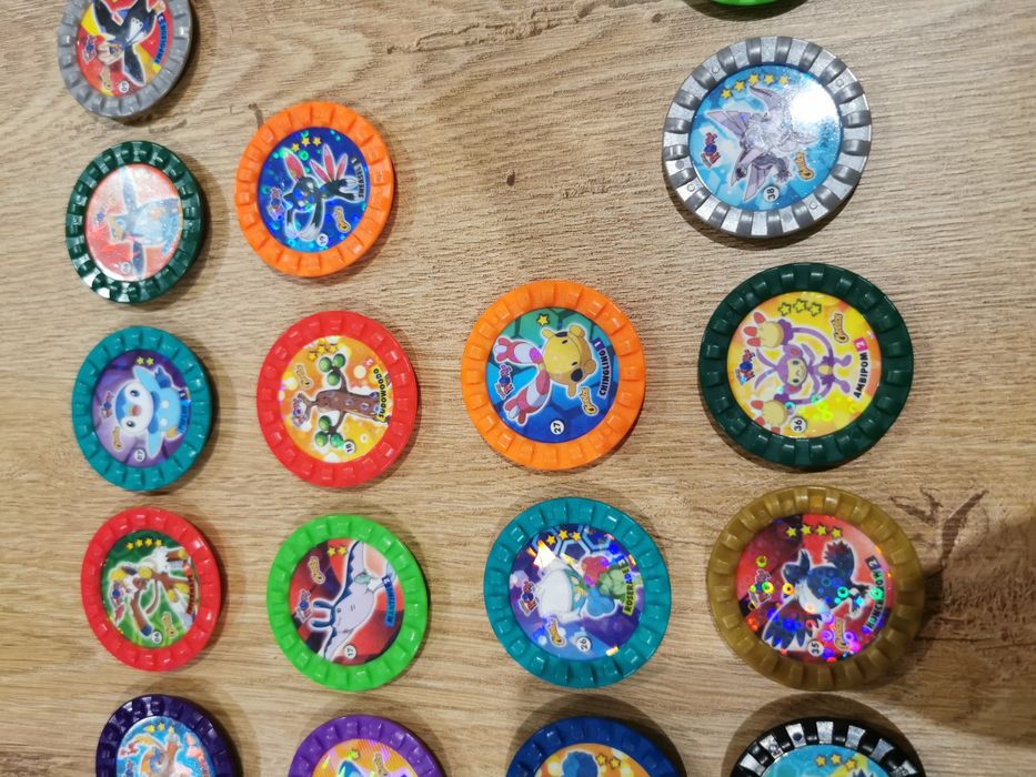 Pokemon Rock's Tazos (cheetos) rok 2006. 37 sztuk