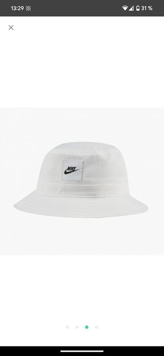 Белая Панама nike