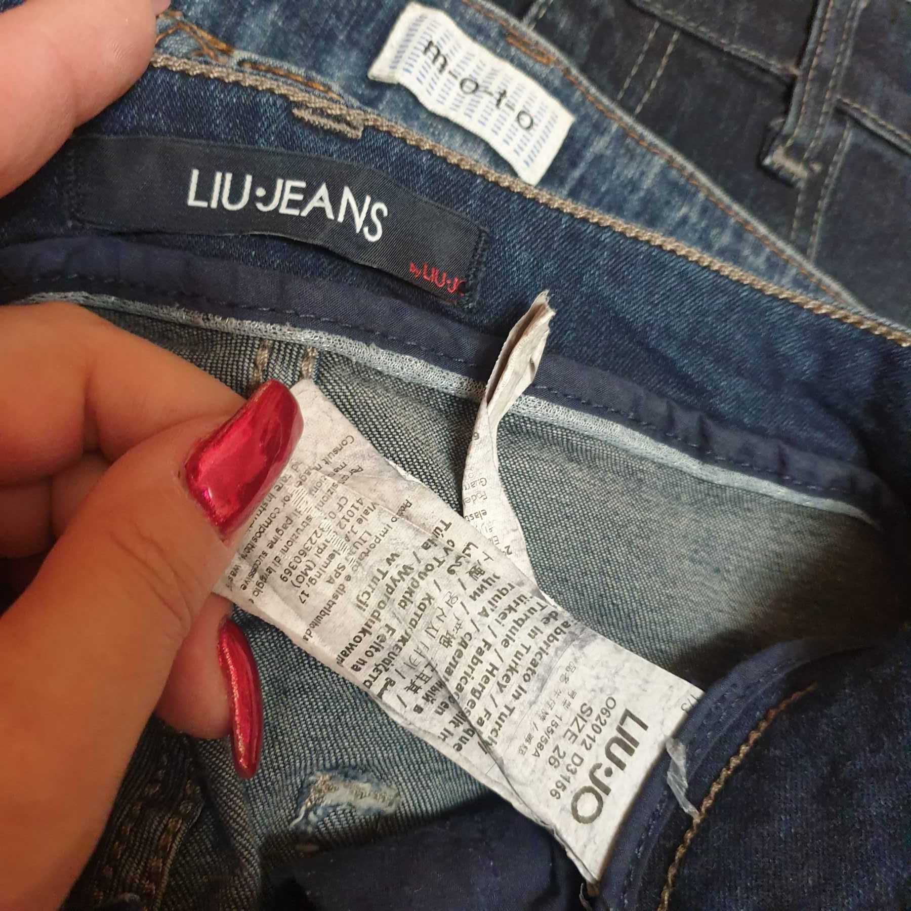 Джинсы ТМ Liu Jeans, Moto, Machine Jeans, стрейчевые в идеальном состо