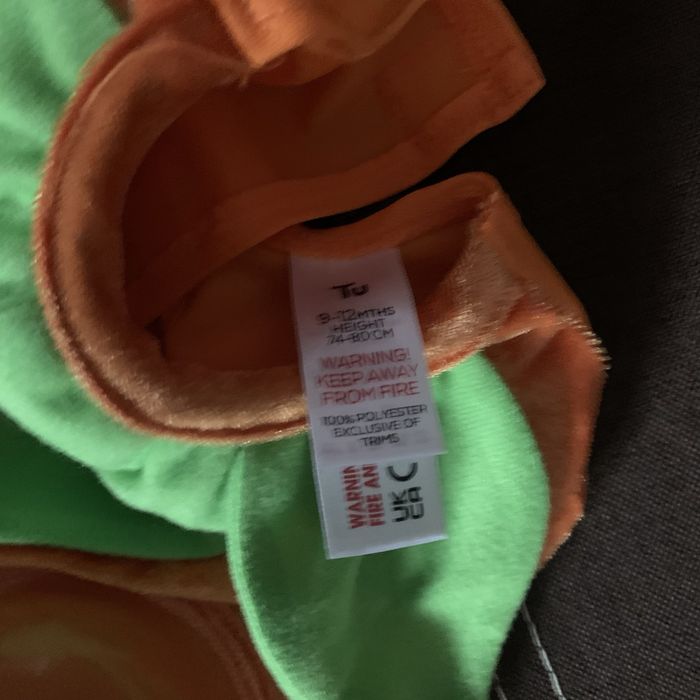 Stroj dyni halloween rozmiar 74-80