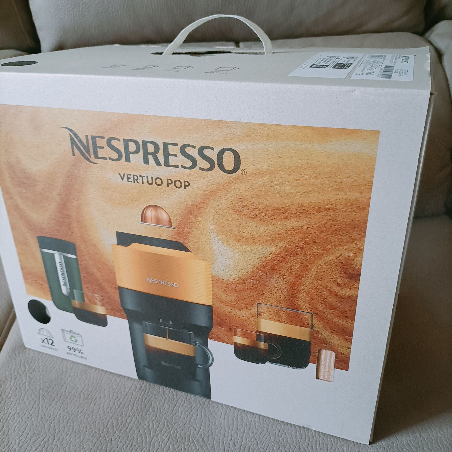 Máquina café Nespresso Vertuo Pop, completamente nova, ainda na embala