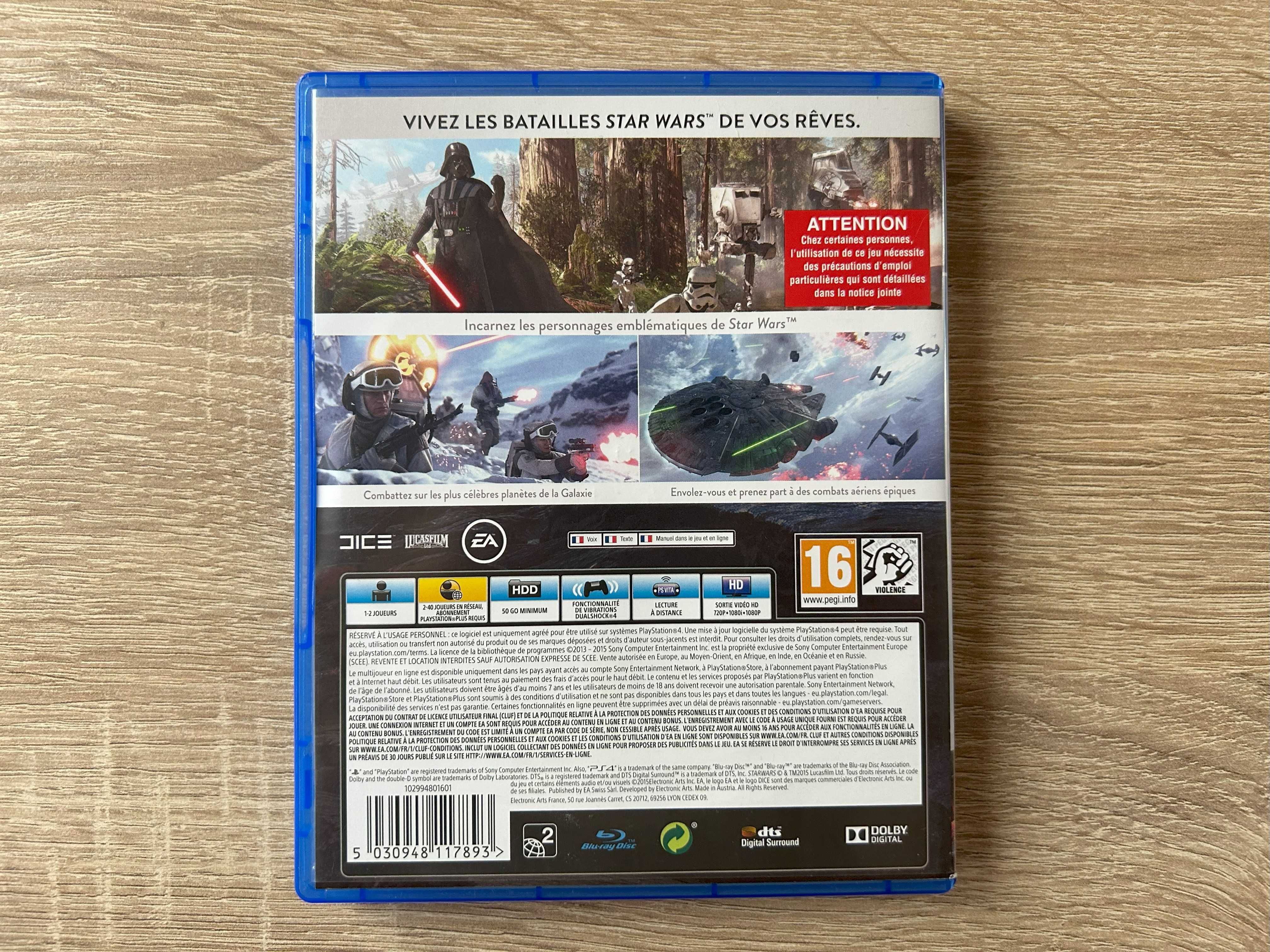 Star Wars: Battlefront - PS4 / PS5 - PL - stan Używany, sprawny 100%
