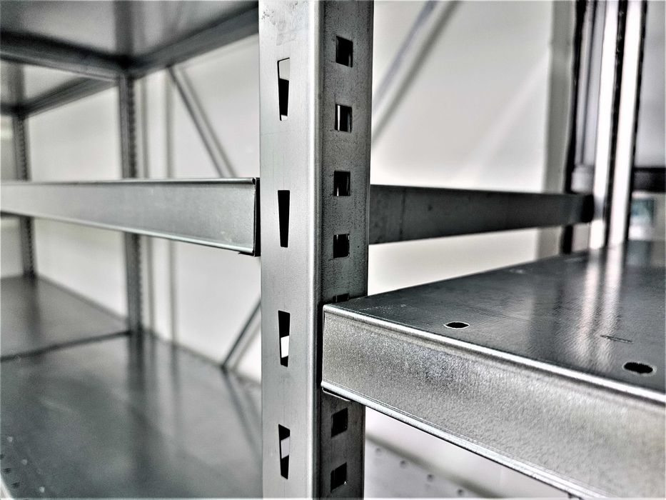 Regał Magazynowy 50x200x400cm/15p Metalowy Ocynkowany Półkowy Garażowy