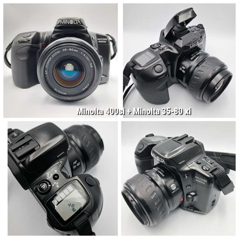 Автофокусна плівкова камера Minolta Maxxum з автофокусною оптикою