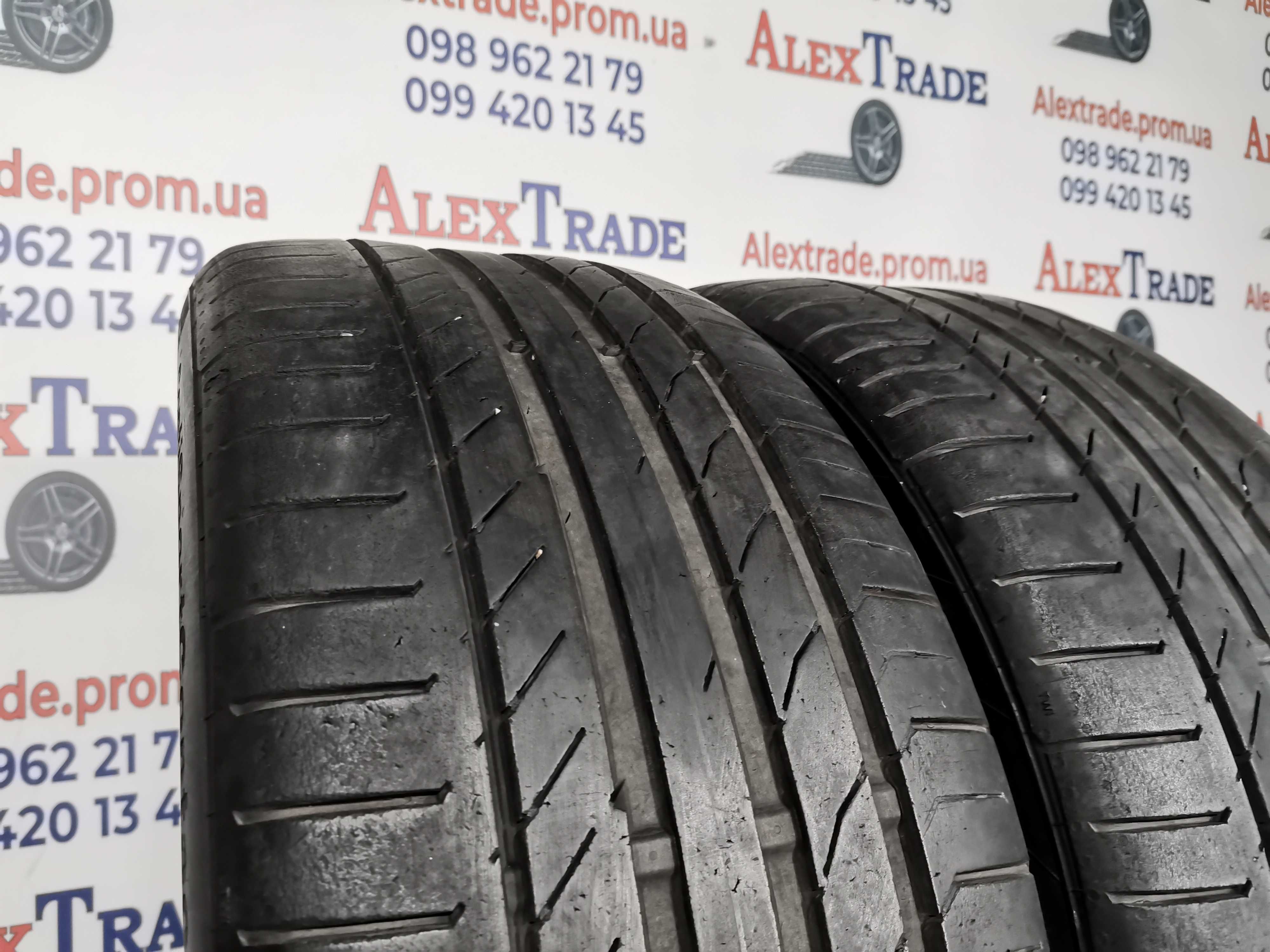 2 шт. 225/45 R17 Continental ContiSportContact 5 літні шини б/у