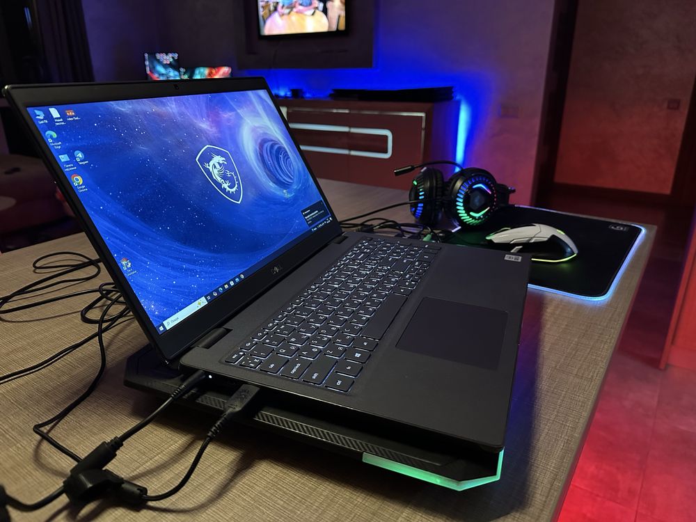 Игровой ноутбук dell + игровые девайсы в подарок!