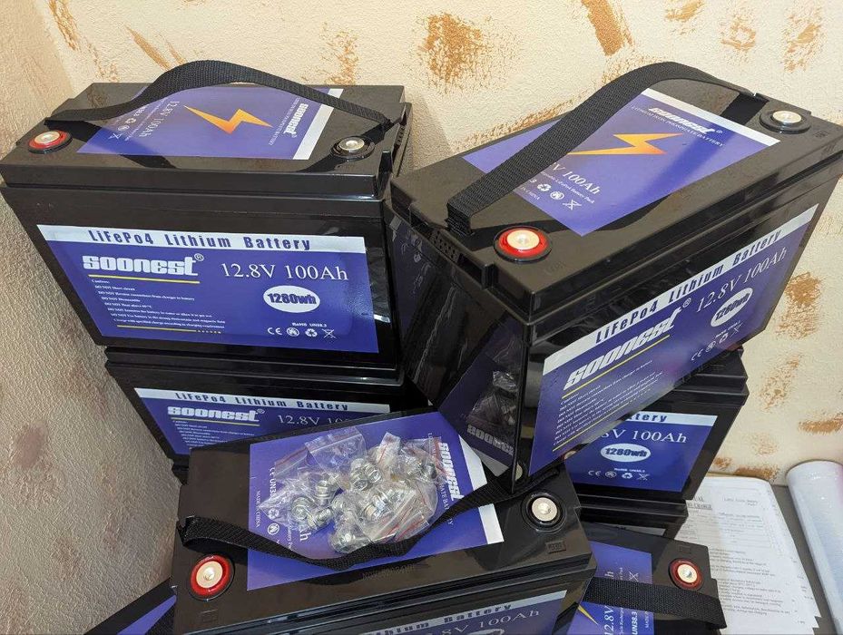 ‼️Безкоштовна доставка lifepo4 100а акумулятор, 6000циклів, надійний