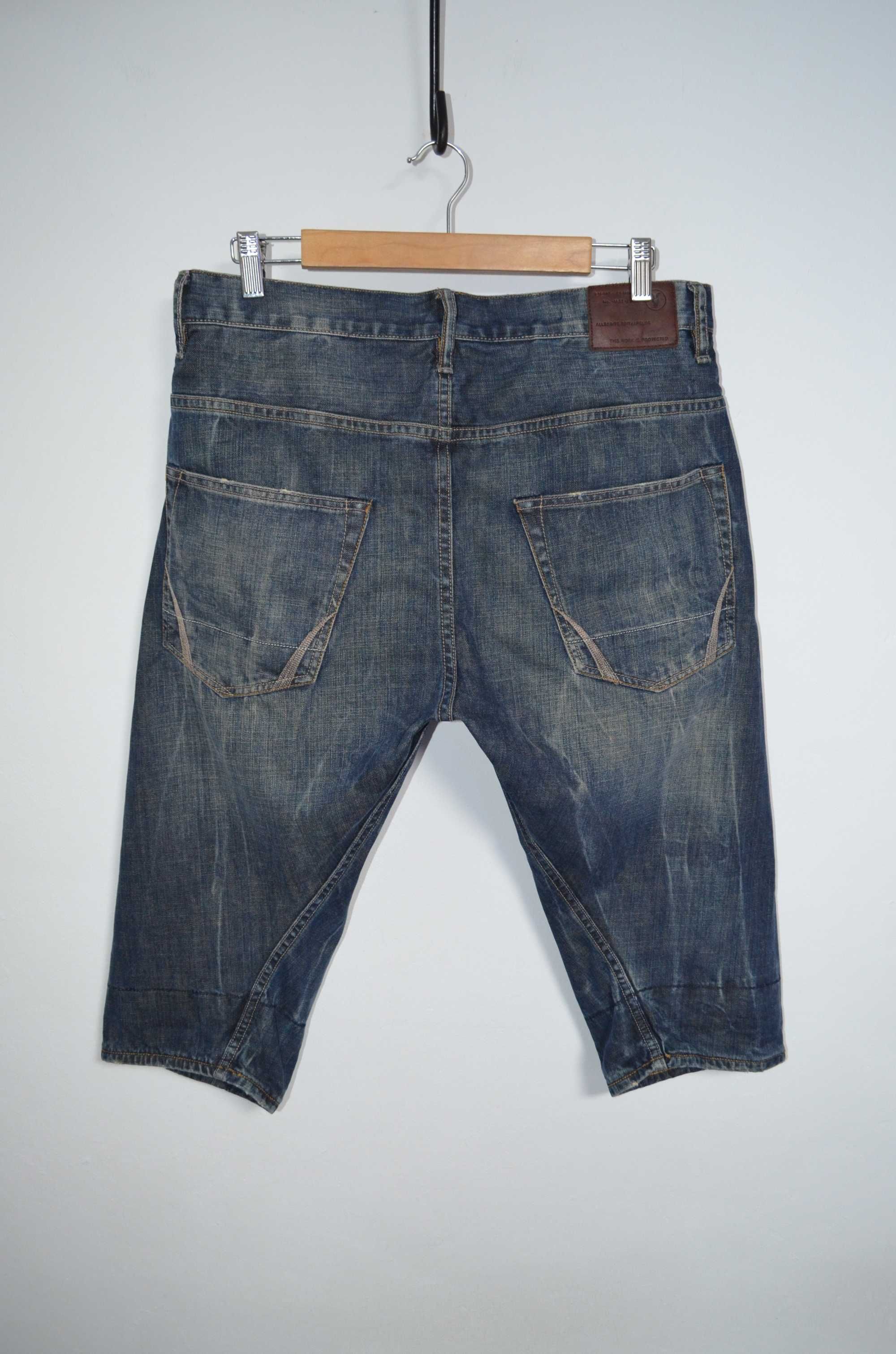 Джинсовые Шорты Allsaints Jeans Shorts Men W34 Blue