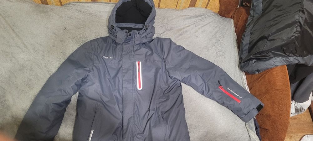 Гірськолижна куртка дитяча Freever AF 21688 сіра