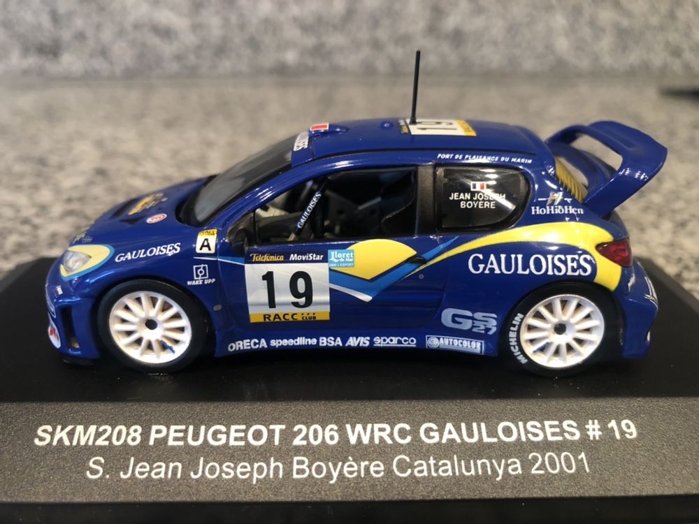 Peugeot 206 WRC Gauloises #19 skala 1:43