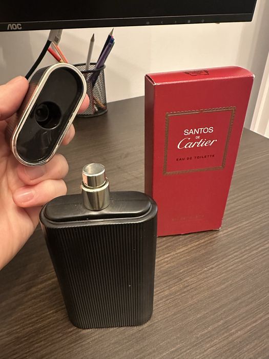 Flakonik po perfumach i kartonik Santos de Cartier 100 ml