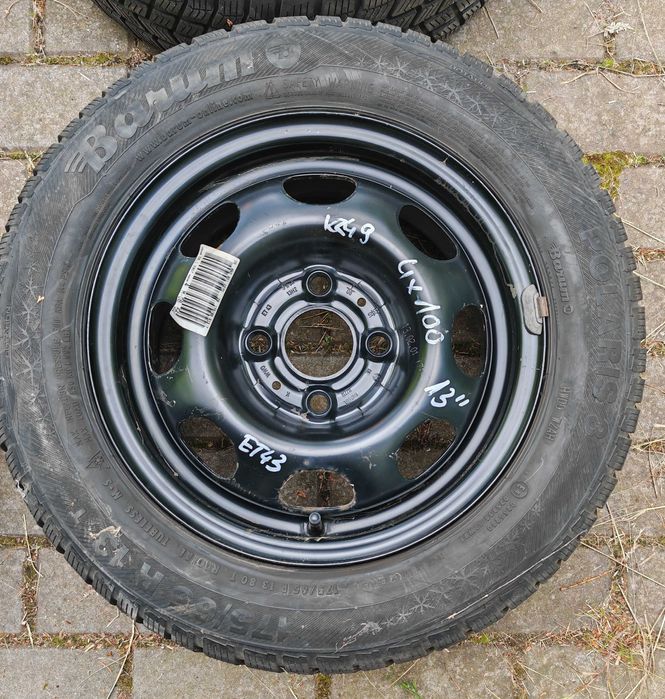 Zimówki na felgach - Kompletne koła z oponami zimowymi 13”