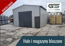 Garaż Blaszany - HALA - Magazyn na Maszyny - Rolniczy  - GRZYWSTAL