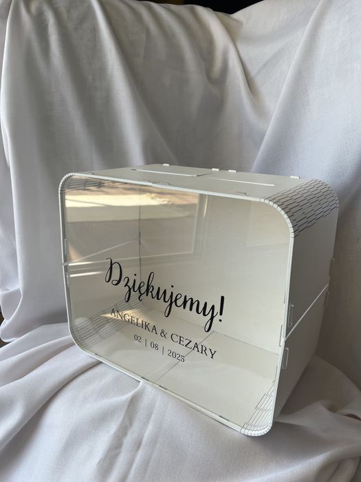 Pudełko skrzynka na koperty na ślub wesele