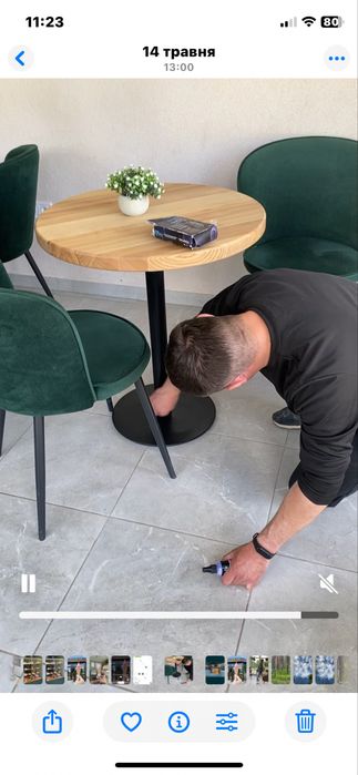 Стіл для кавʼярні. Ясен