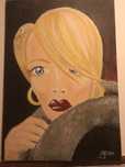 Quadro pintado a mao
