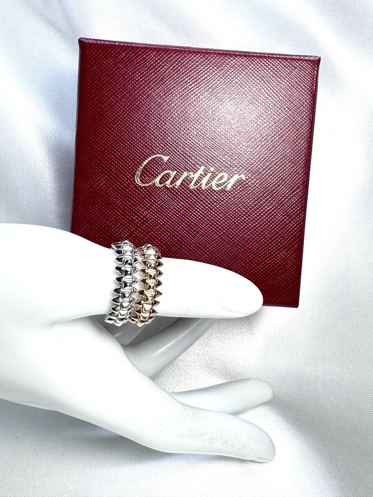 Золота каблучка у стилі Cartier