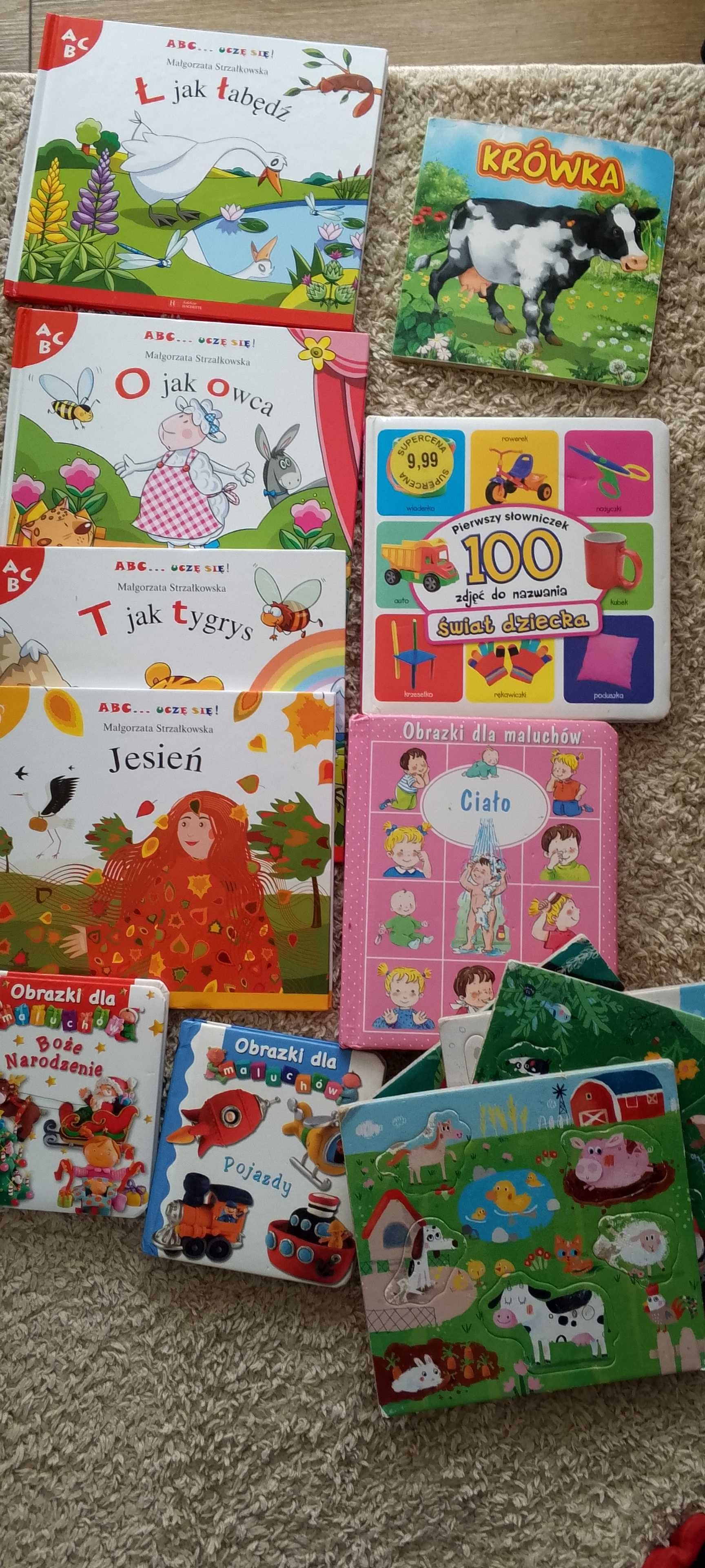 Książki i puzzle dla roczniaka, dwulatka