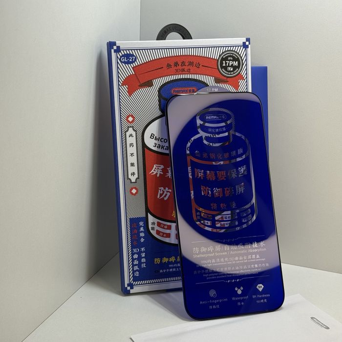 Захисне скло Remax iphone 17 pro max Защитное стекло айфон 17 про макс