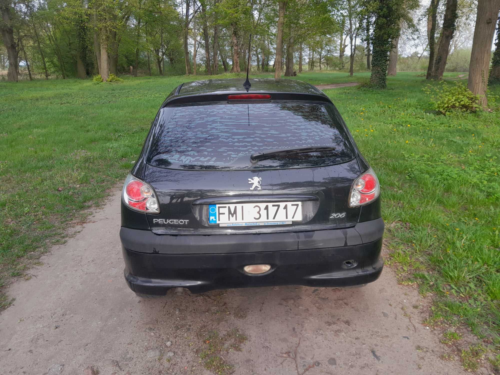 Peugeot 206, 2005rok  1,36 benzyna