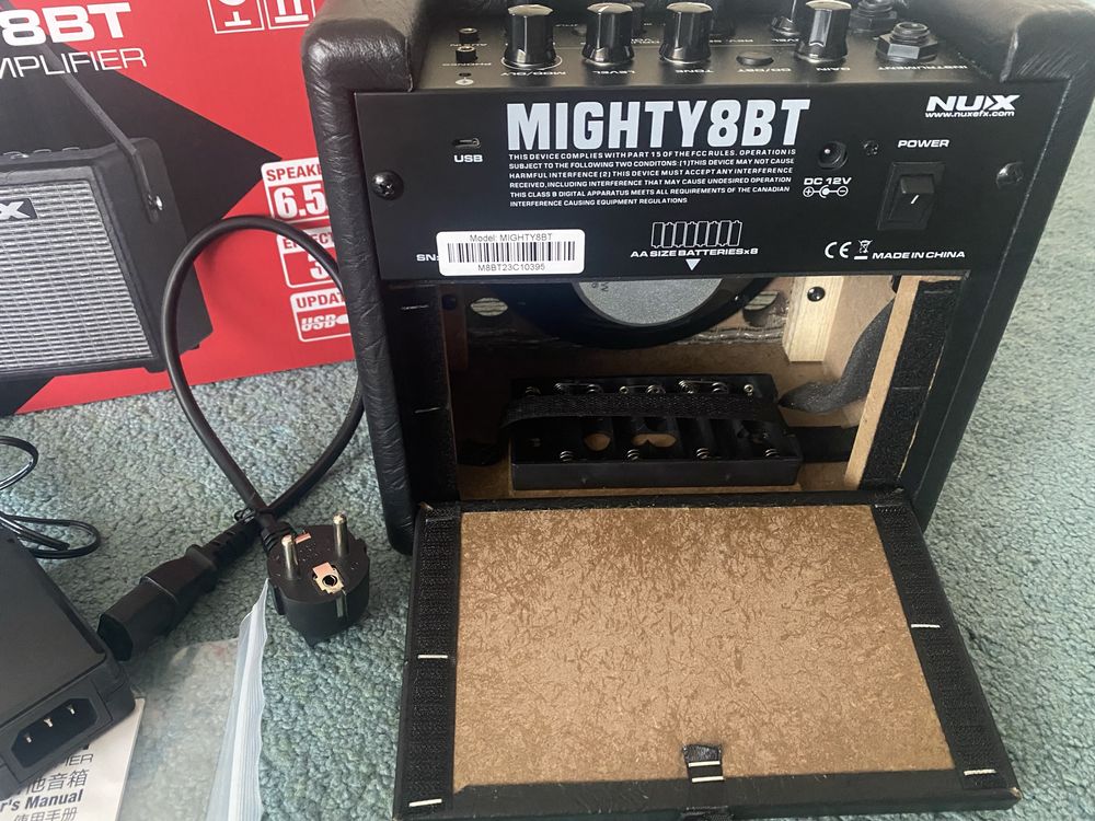 Amplificador Bluetooth Mighty 8 BT - Preto - Nux