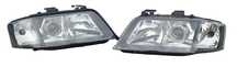 Reflektory Lampy Hella Audi A6 C5 XENON przedlift czarne
